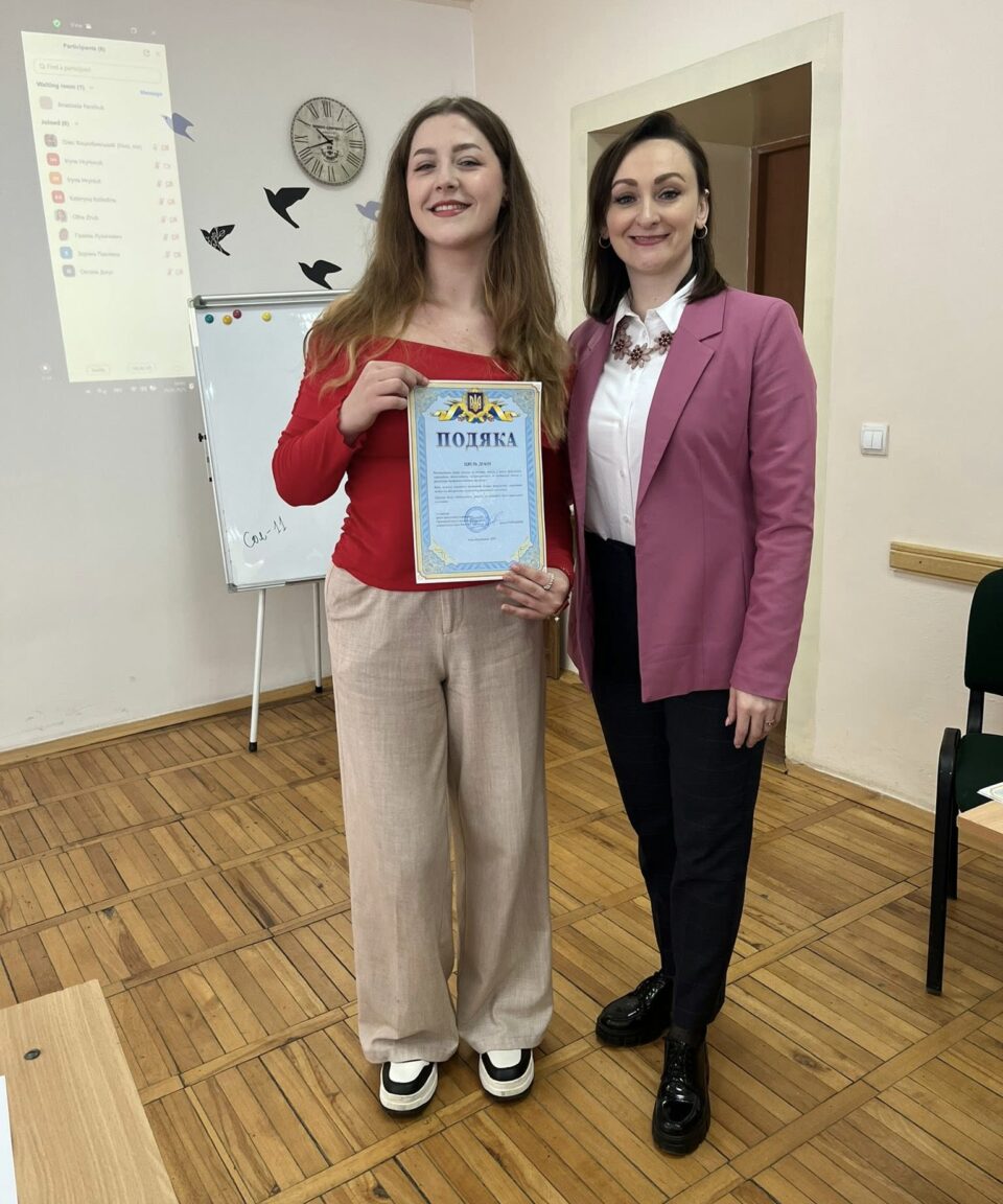 Вітаємо наших активних студентів!2